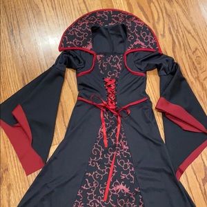 Girls Gothic Vampire Costume